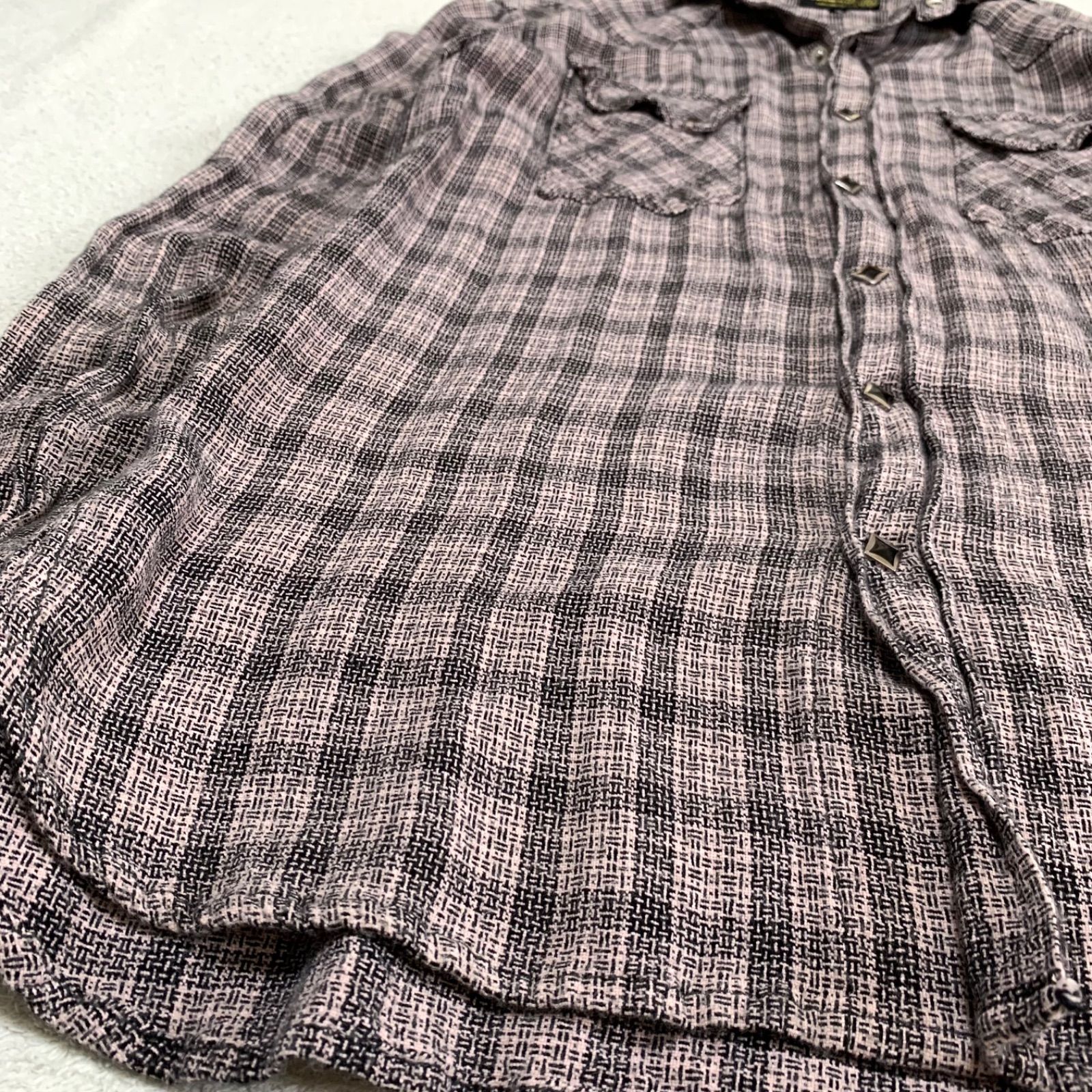 ウエストライド 38 ウエスタン ネルシャツ  WEST RIDE ヘビーネルシャツ サイズ38 ☆WESTRIDE 「WESTREN NEL