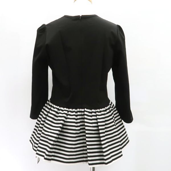 BORDERS at BALCONY ロングスリーブ ペプラムTシャツ PEPLUM