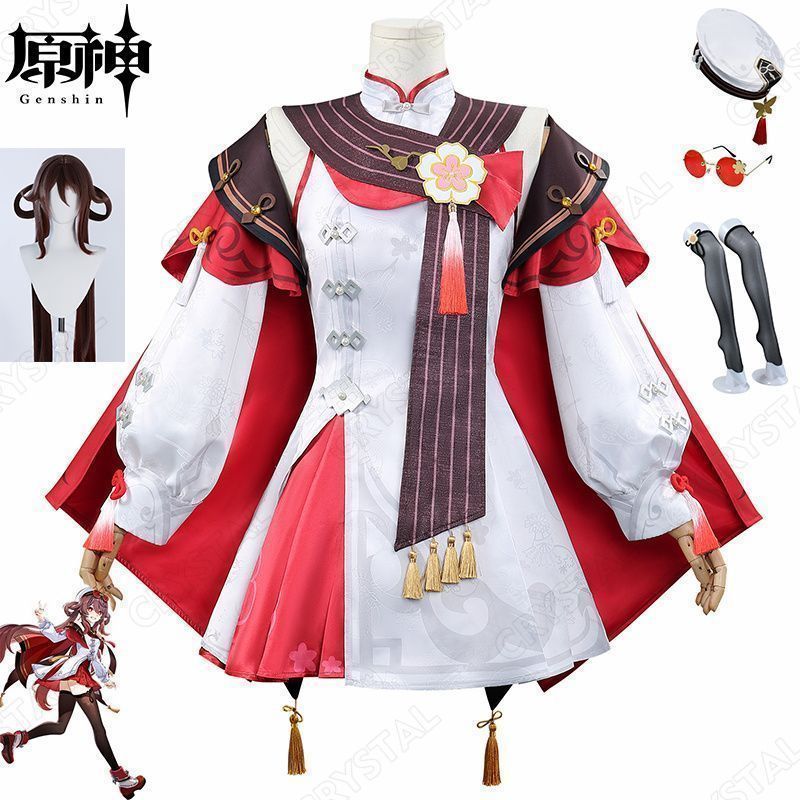 原神 胡桃 新衣装 海灯祭 コスプレ 衣装 ウィッグ 靴 Amazon.co.jp: [YUNLEJI] 原神 胡桃 コスプレ衣装 海灯祭 新