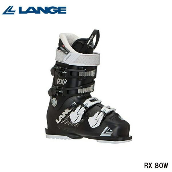 スキーブーツ レディース ラング LANGE RX80 W LBH2250 BLACK 4バックル スキー靴 型落ち アウトレット 日本正規品 旧モデル