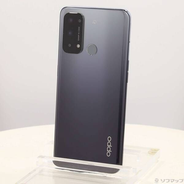 中古品〕 OPPO Reno5 A 128GB シルバーブラック CPH2199 SIM