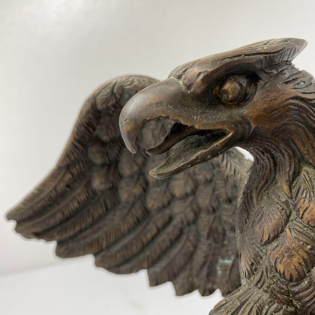 ブロンズ イーグル置物