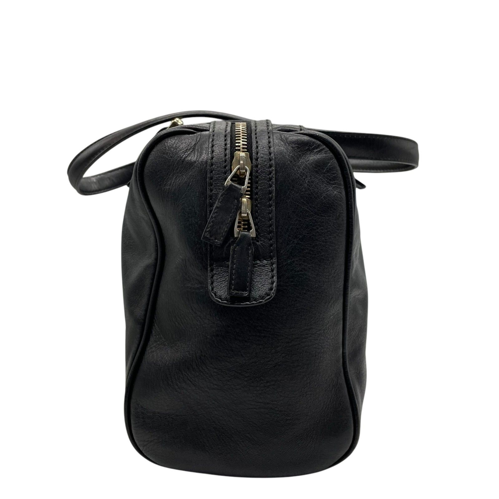 極美品 GUCCI グッチ ハンドバッグ ボストンバッグ インターロッキング 