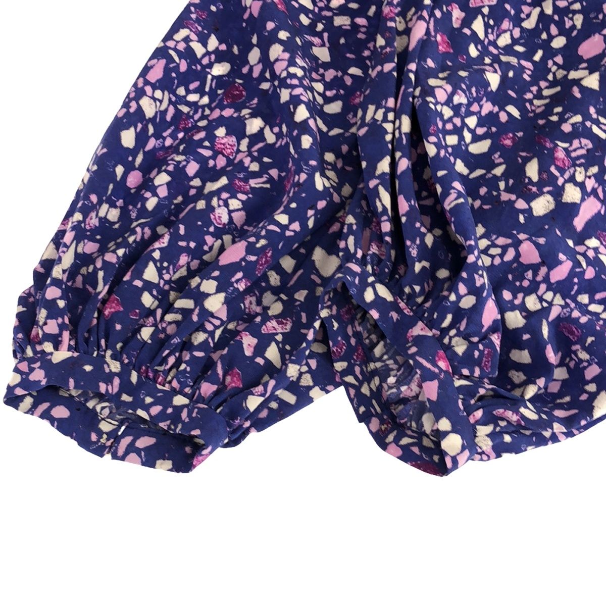 ISABEL MARANT イザベルマラン 23SS BRUNILLE 総柄シルクブラウス シャツ HT0139FA-A1J02I ピンク 36 ITZG83RZ2BJ4 ISABEL MARANT イザベルマラン 23SS BRUNILLE 総柄シルク