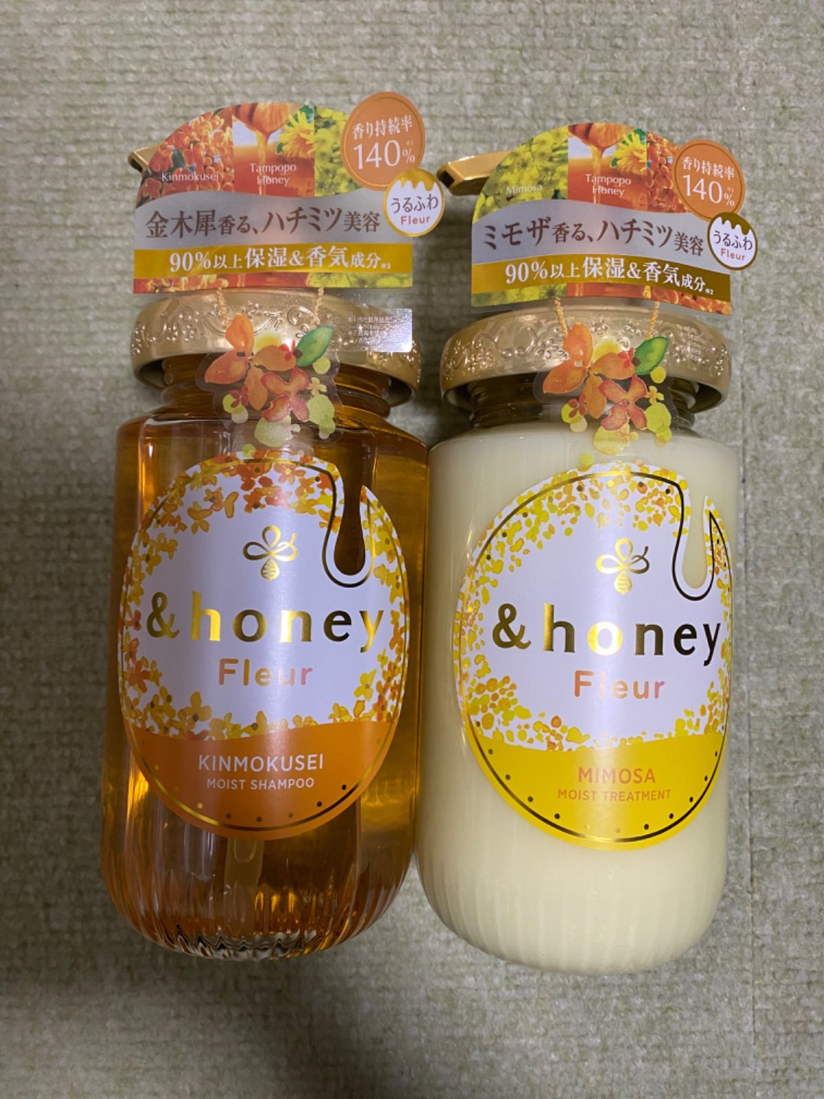 &honey アンドハニー フルール ヘアオイル 金木犀 ミモザ セット 新品 Amazon | &honey (アンドハニー) フルール ヘアオイル 3.0 100ml