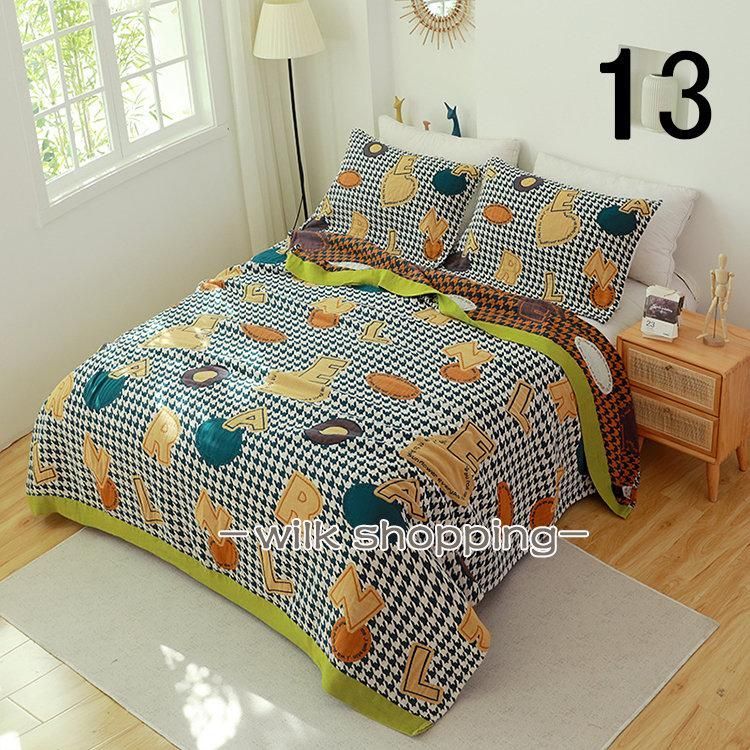 タオルケット シングル 綿100％ オルテガ柄 夏掛け 肌掛け ブランケット おしゃれ タオルケット シングル エジプト綿100％ オルテガ柄 140