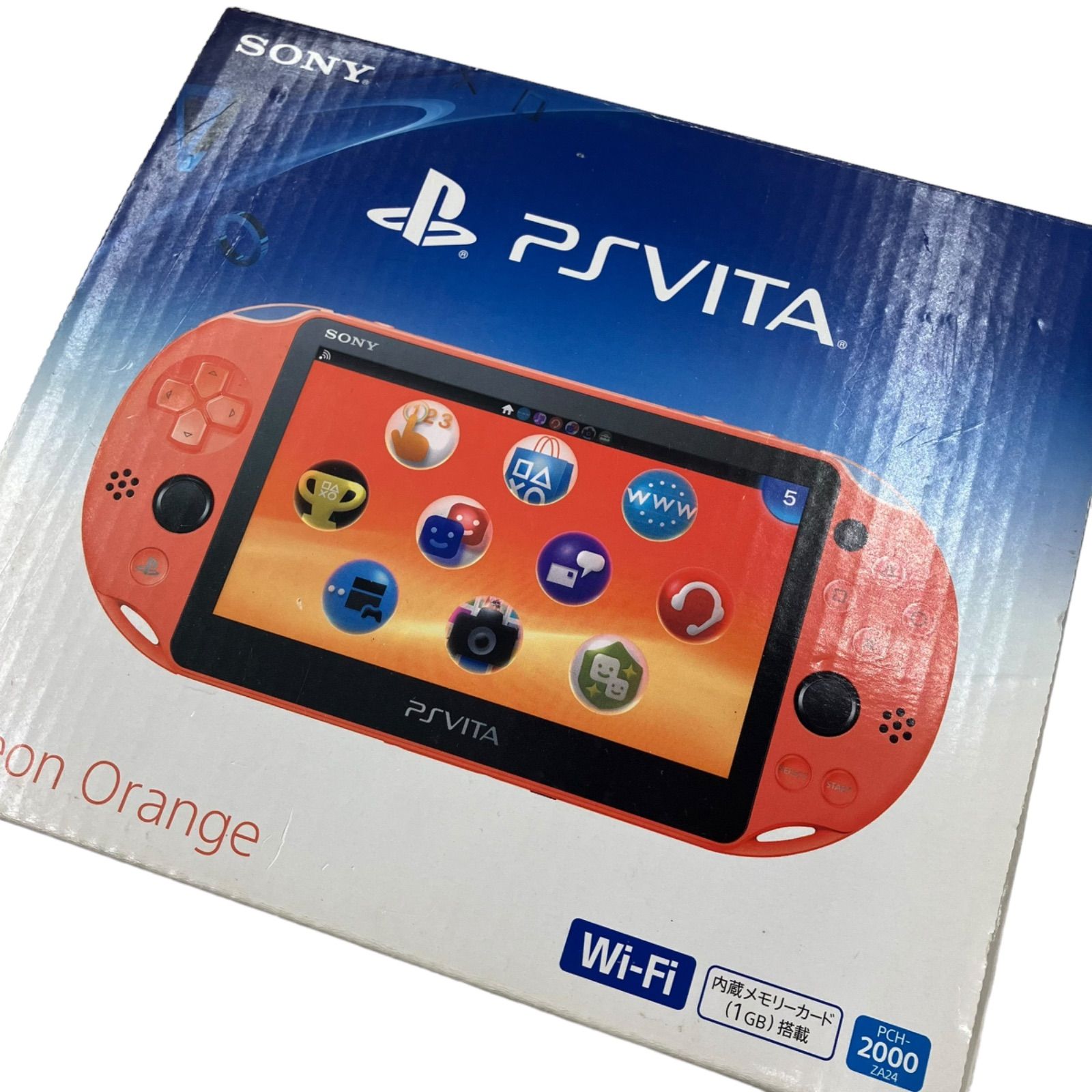 PlayStation Vita Wi-Fiモデル ネオンオレンジ pch‐2000 - メルカリ