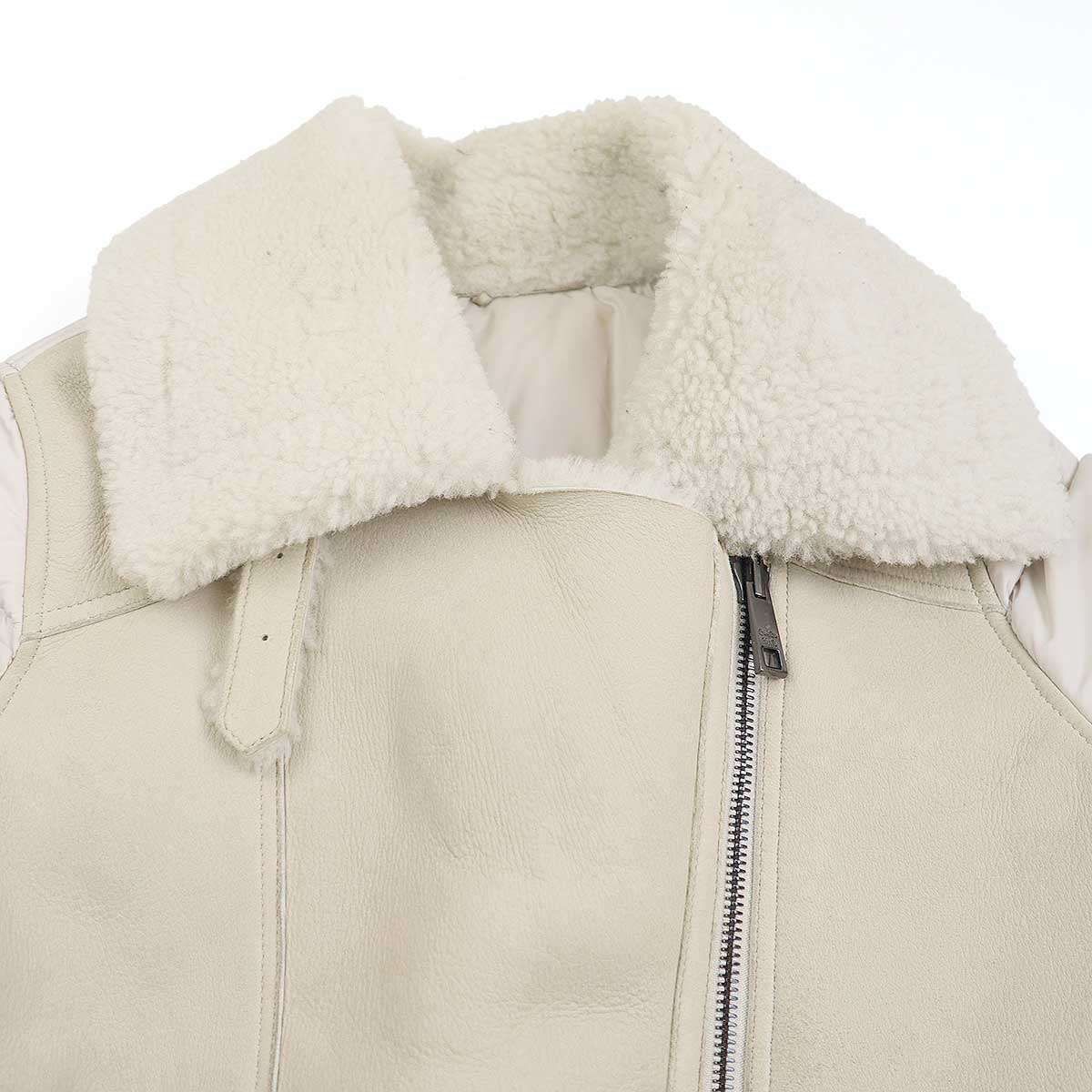 GIORGIO BRATO ジョルジオブラット Shearling Jacket ムートンパテッド 