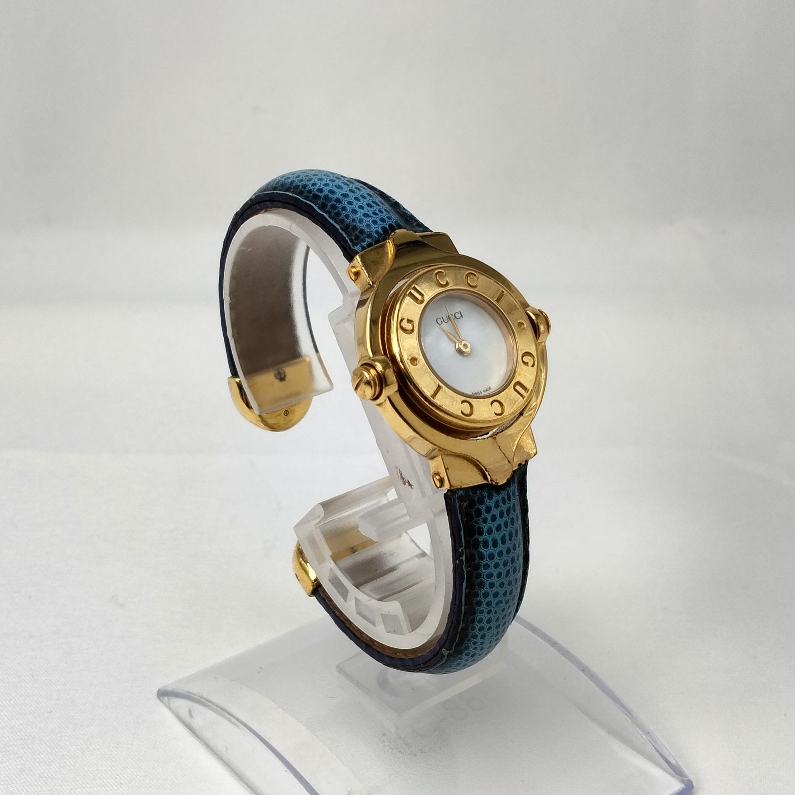 ️GUCCI ️グッチ クォーツ GQ 6600 革ベルト 腕時計