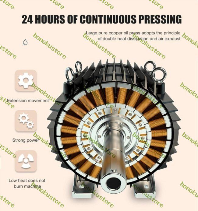 搾油機 家庭用|業務用オイルプレス全自動温度制御ステンレス製多機能で長時間作業
