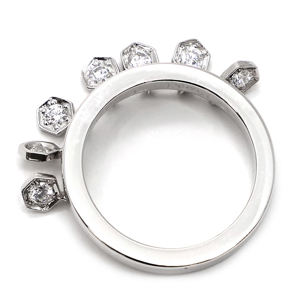 石原 　ピアジェ ダイヤモンド マジックガーデン リング K18YG PIAGET - ピアジェ リング ダイヤ マジックガーデン 7P 52号