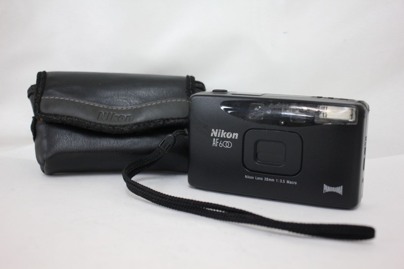 返品保証 ニコン Nikon AF 600 28mm F3.5 Macro ソフトケース付き コンパクトカメラ M6228