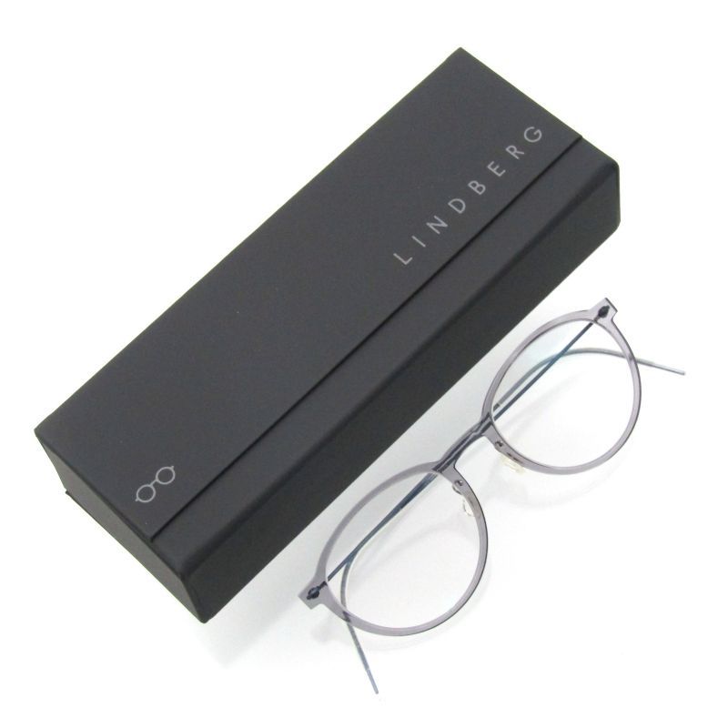 未使用 LINDBERG リンドバーグ メガネフレーム NOW 6527 デンマーク製 ナウ ボストン 07/U13  クリアグレー/マットダークブルー50018810 - メルカリ