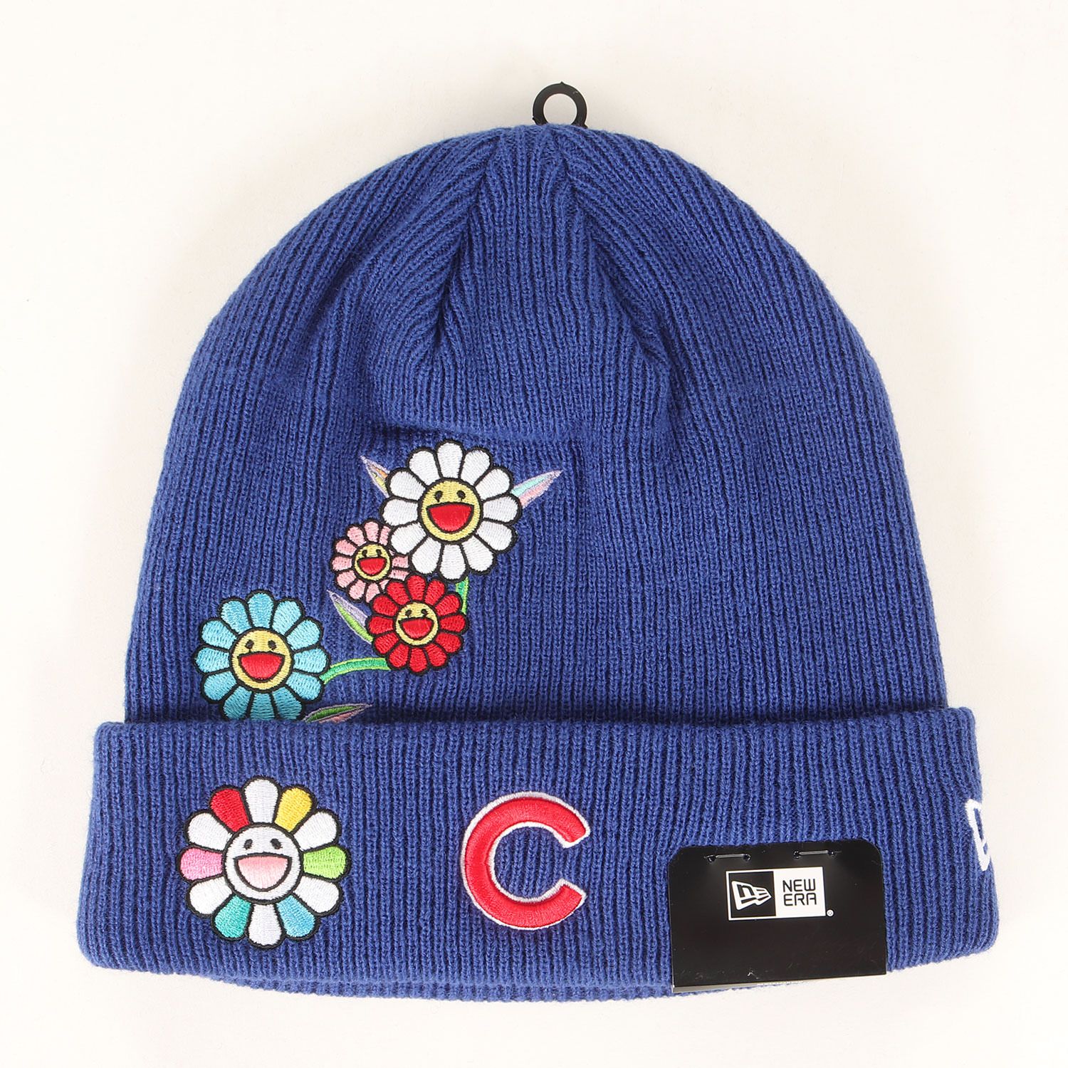 村上隆 MLB Tokyo Series カブス ビーニー ニット帽 新品】NEW ERA ニューエラ ビーニー ブルー サイズ:ONE SIZE