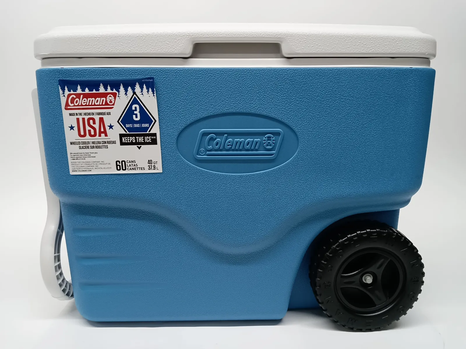 Coleman コールマン ホイールクーラーボックス 37.9L(40QT) ブルー系色