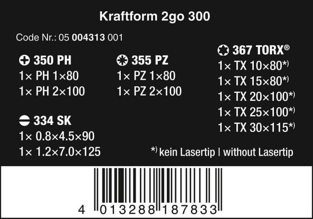 Wera ヴェラ 05004313001 | ドライバーセット Wera 2go” WWW_NOITHATQUANGTHANH_NET