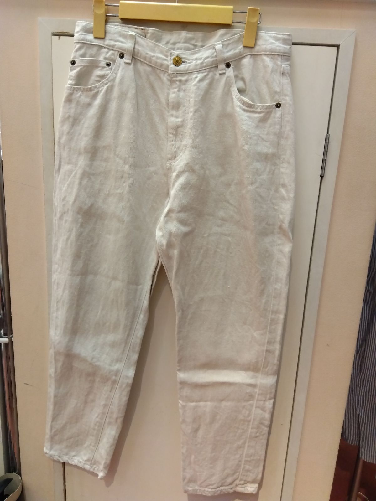 M17 中川政七商店 麻のパンツ ホワイト 春夏にぴったり おしゃれカジュアル 定番