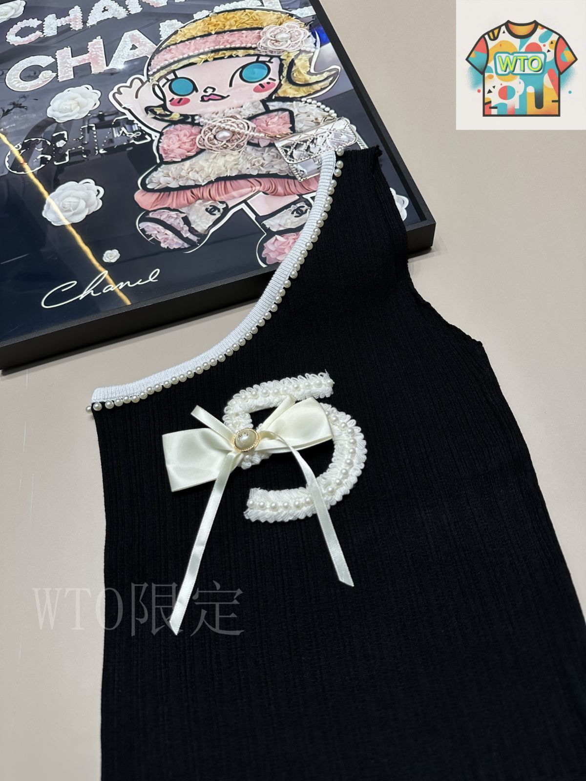 【1枚でも重ね着でもオシャレ度爆上がり♡】CHANEL ベスト 今日特価】Chanel 25 夏季 斜肩 5 字 ニットベスト-2 - メルカリ