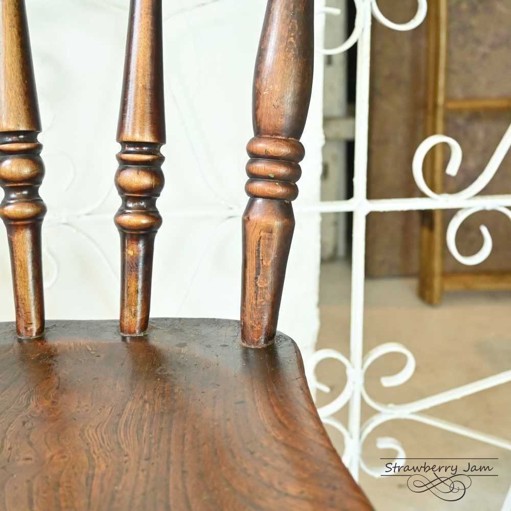 L3705-256-1 英国アンティーク キッチンチェア ダイニングチェア