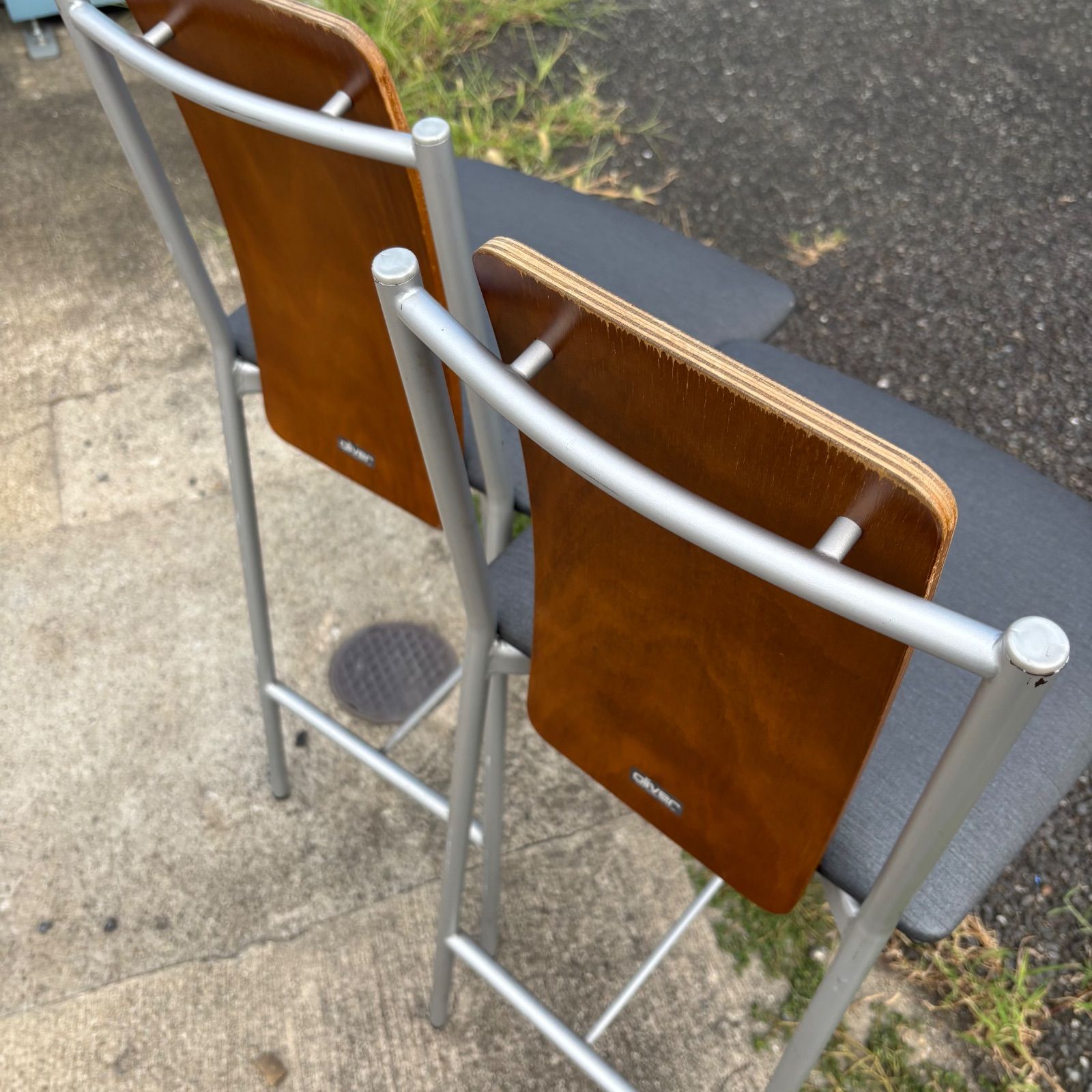 オリバー カウンターチェア 2脚 ハイチェア 曲げ木 ベントウッド バーチェア OLIVER オリバー ハイチェア バーチェア カウンターチェア 【2脚セット