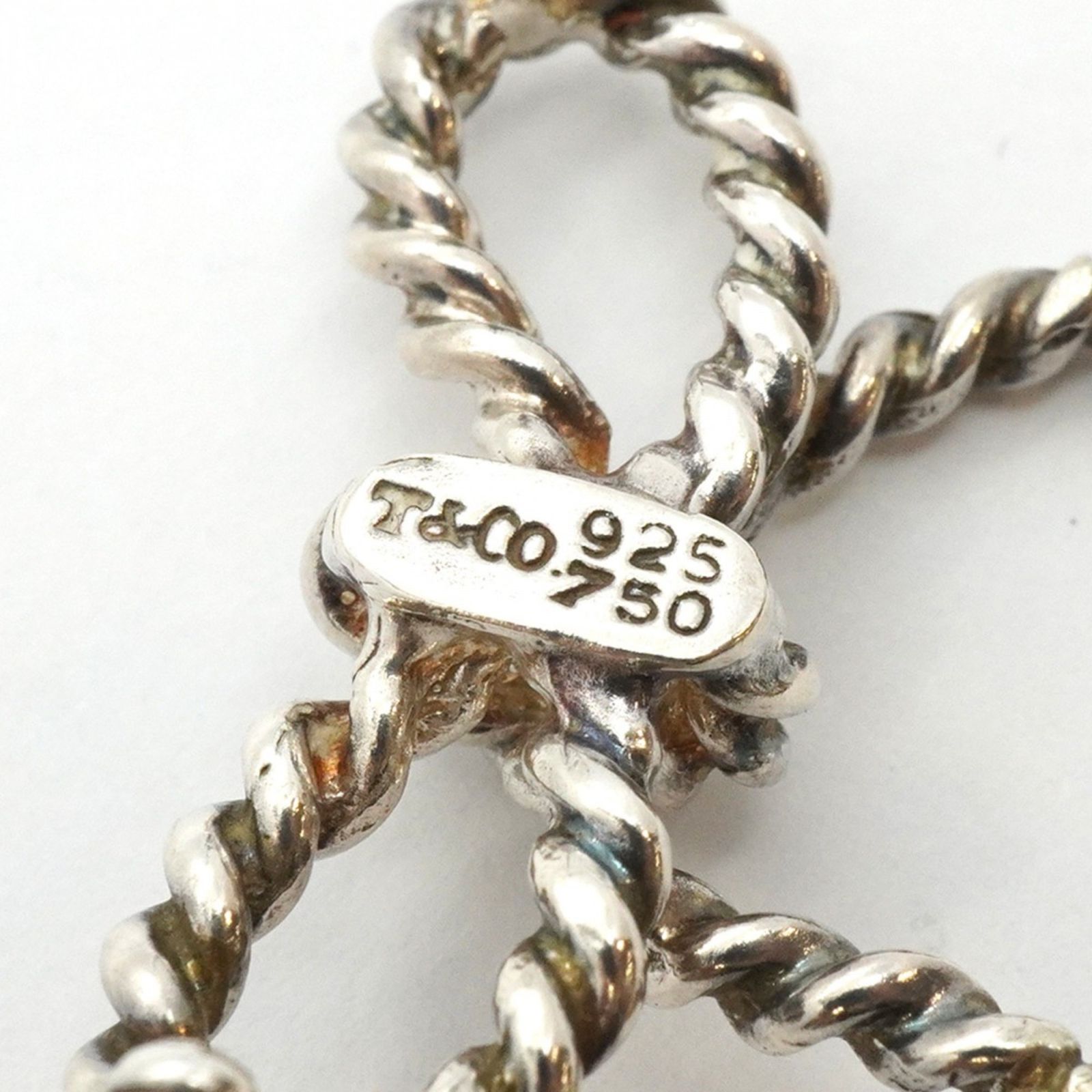TIFFANY＆Co. ティファニー ブローチ 925 リボン TIFFANY&Co.】ティファニー リボン ブローチ シルバー925 リボン 約4.9