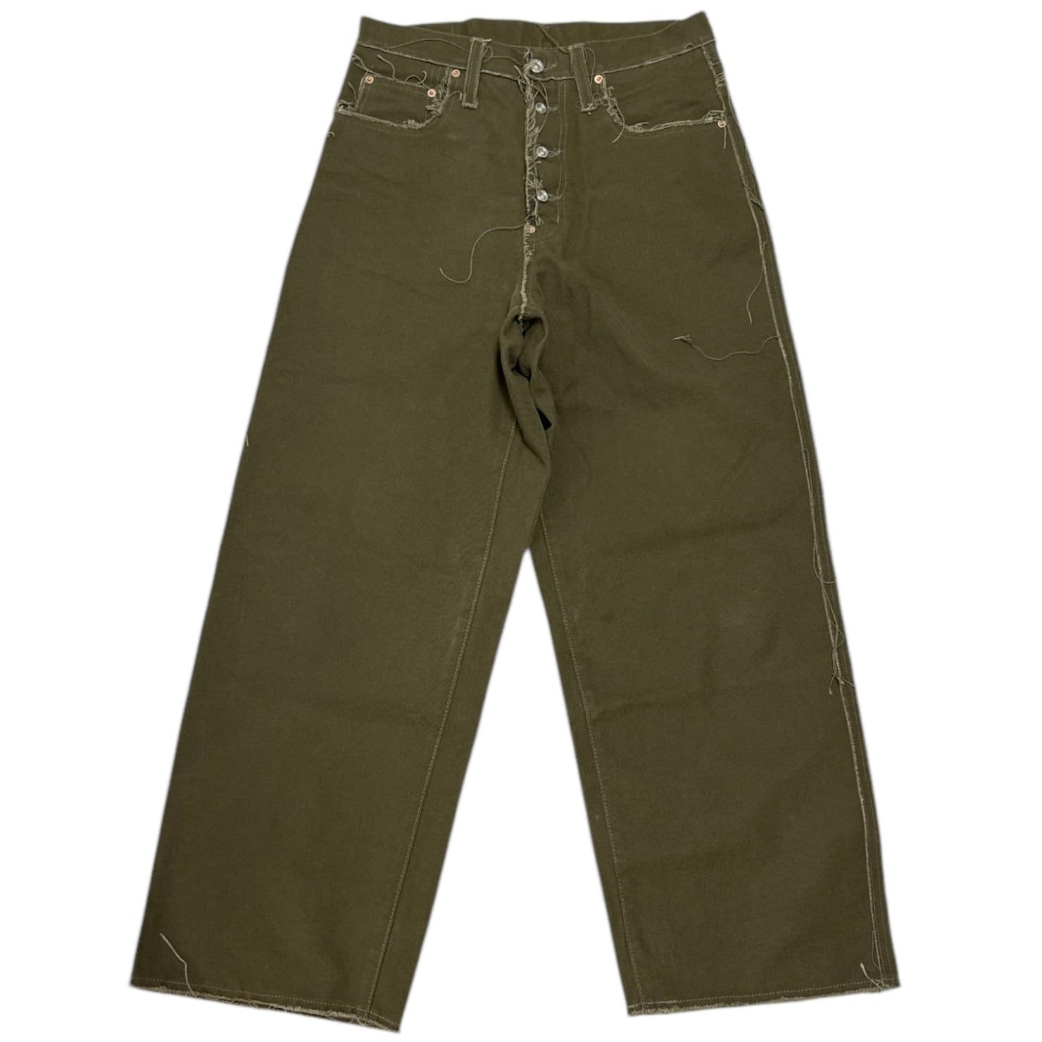 SUGARHILL 23SS Raw-Edge Canvas Denim Pants - メルカリ
