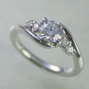 婚約指輪 安い プラチナ ダイヤモンド リング 0.25カラット 鑑定書付 