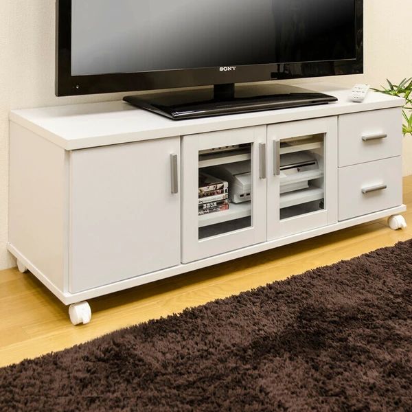 アウトレット･ ホワイト テレビ台 テレビボード ラック 収納