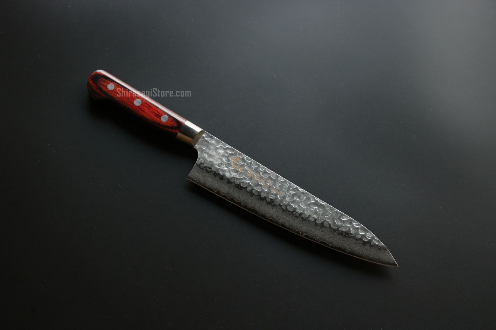 堺孝行 牛刀 包丁 VG10鋼 槌目 ダマスカス33層 210mm 07395