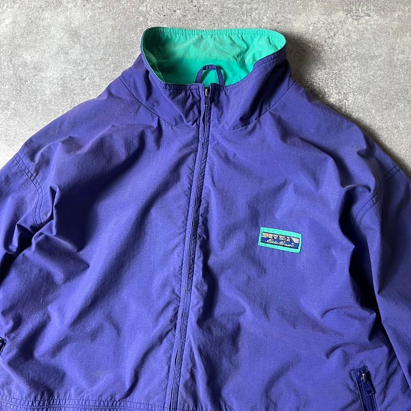 雰囲気系 80s 黒タグ Eddie Bauer メッシュ ライナー付き ナイロン