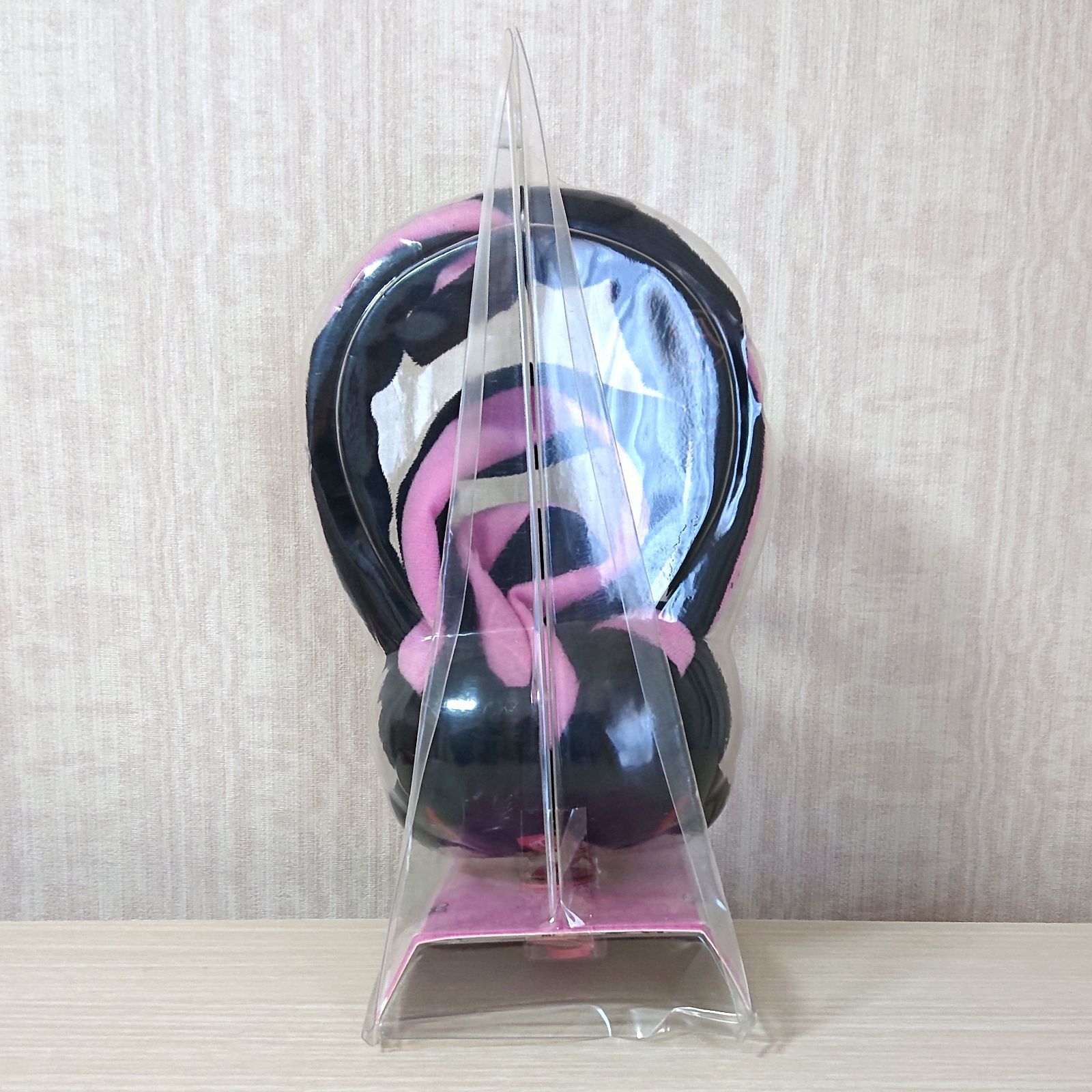 みみあてヘッドフォン型汎用うさぎ ブラック ヘッドホン CGP-363