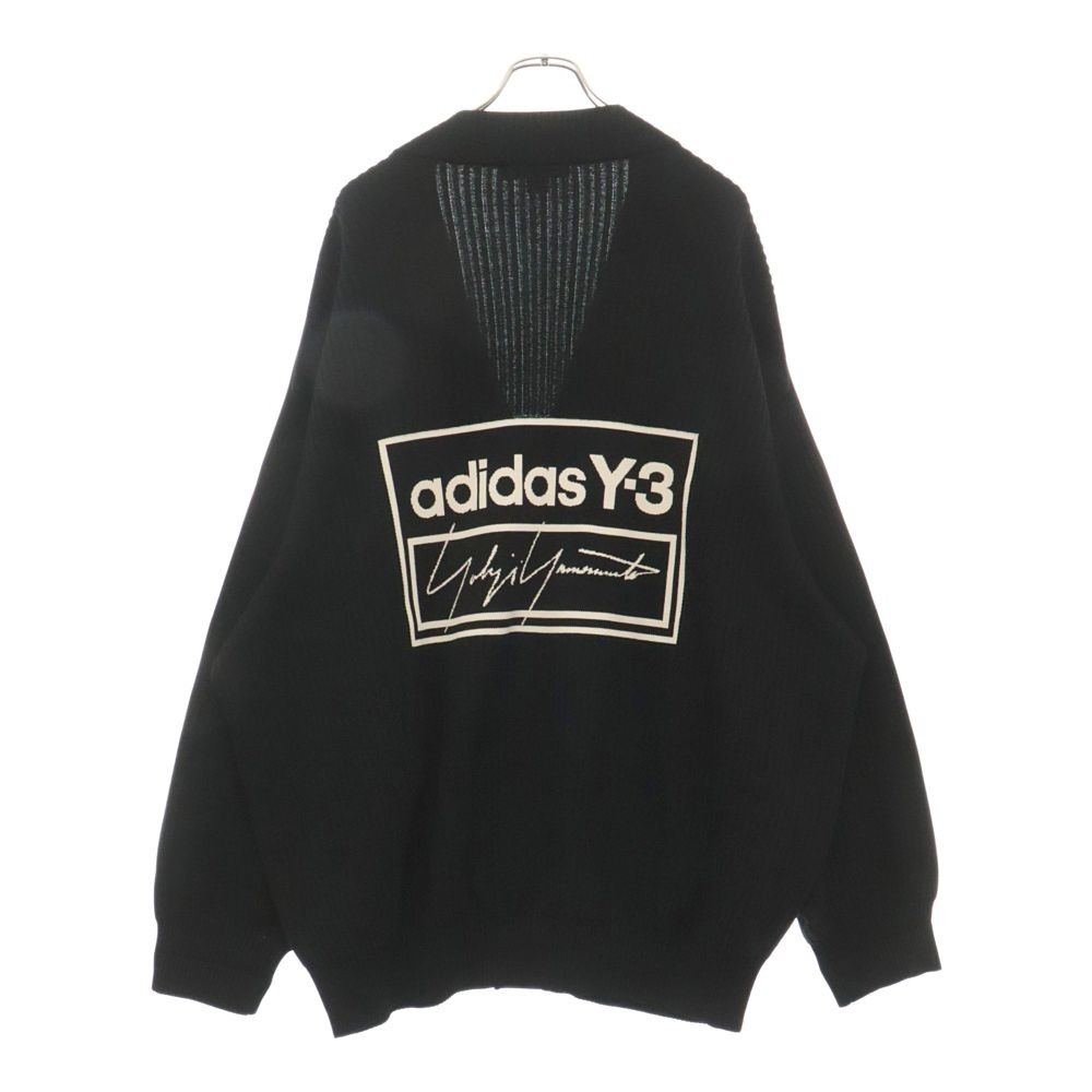 【黒カシミヤ100%】美品 Y’s ニットカーディガン 2 デザイナーズ 薄手 Y's 19AW ウール バックサイドドレープ ニットカーディガン マルチ2