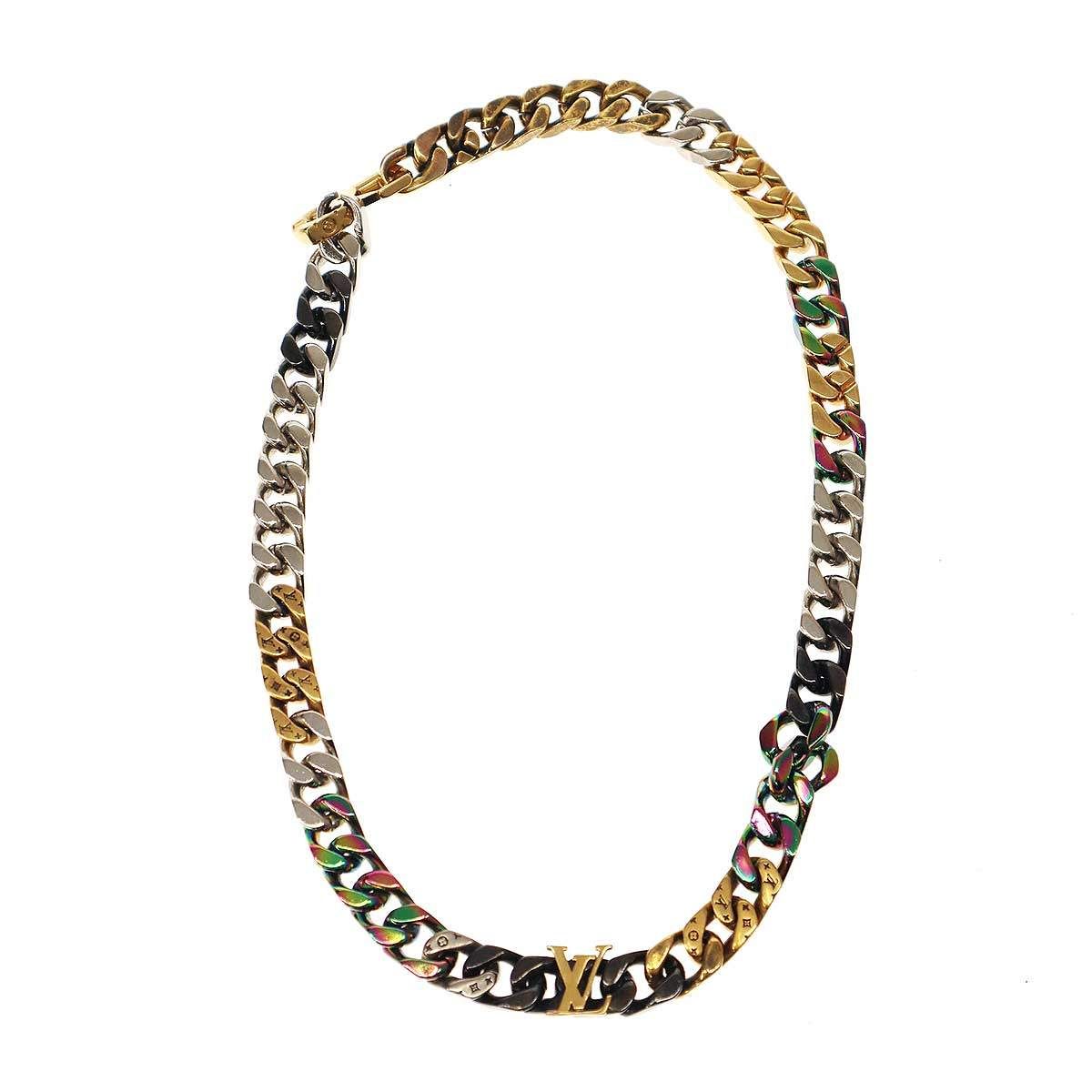LOUIS VUITTON ルイヴィトン LV Chain Links Necklace コリエチェーン
