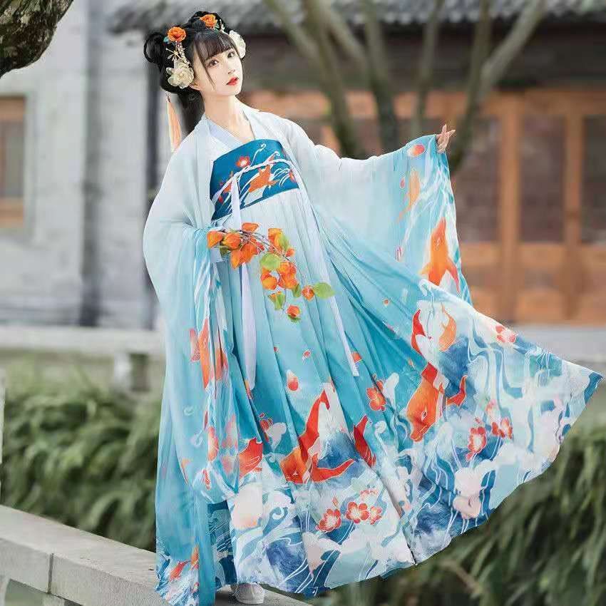 中華漢服「海」３点 セット - メルカリ