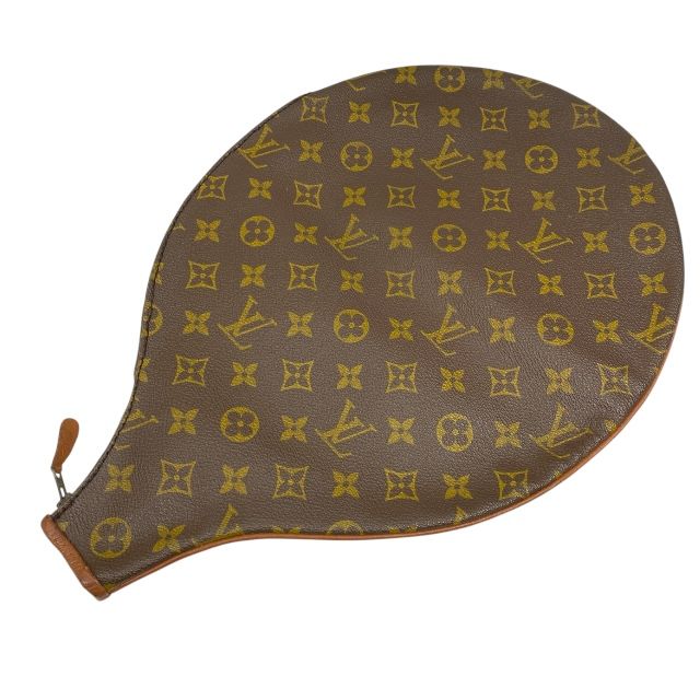 ルイヴィトン ラケットケース ラケットカバー モノグラム PVC ブラウン レディース LOUIS VUITTON