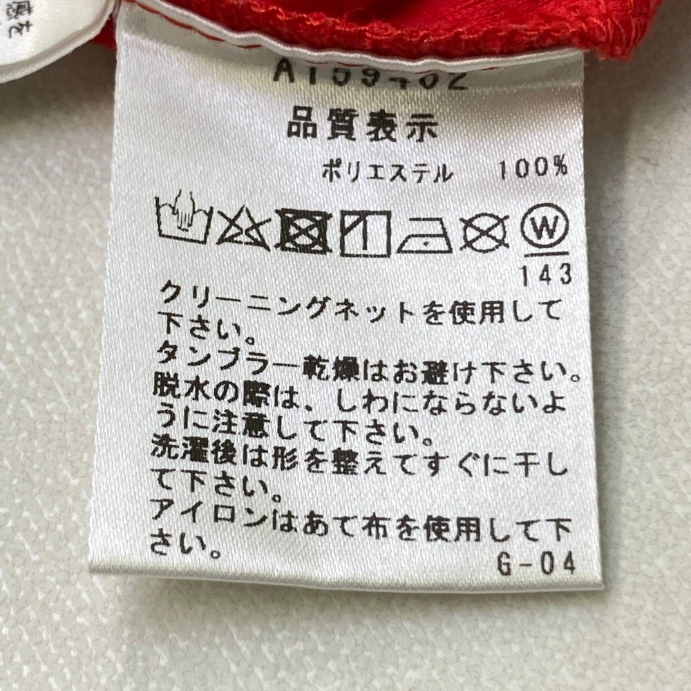 サイズ：38 ARCHIVIO アルチビオ ノースリーブシャツ レッド系