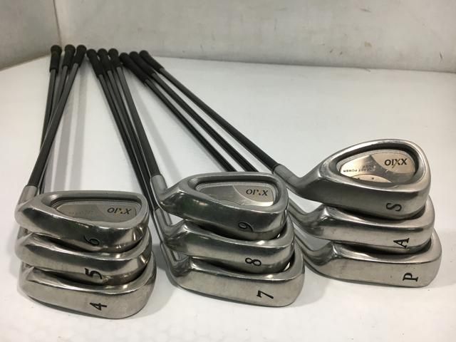 ‼️ゼクシオ2 MP200 アイアン カーボンシャフト R 9本セット‼️ 100円～【良品】ダンロップ ゼクシオ アイアンセット 9本《4-9/P/S/A》