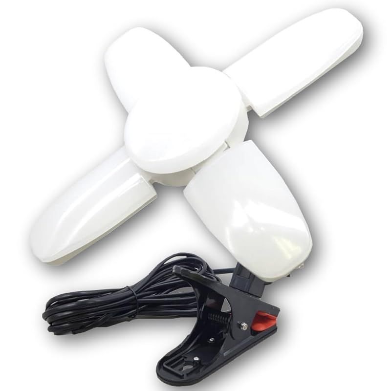 60W LED電球付屋内用クリップランプ スーパールミネX60CL SLX-60CL 0