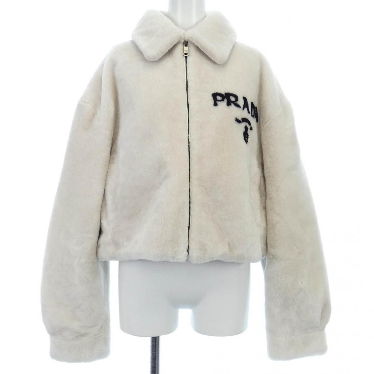 プラダ PRADA ムートンジャケット - メルカリ