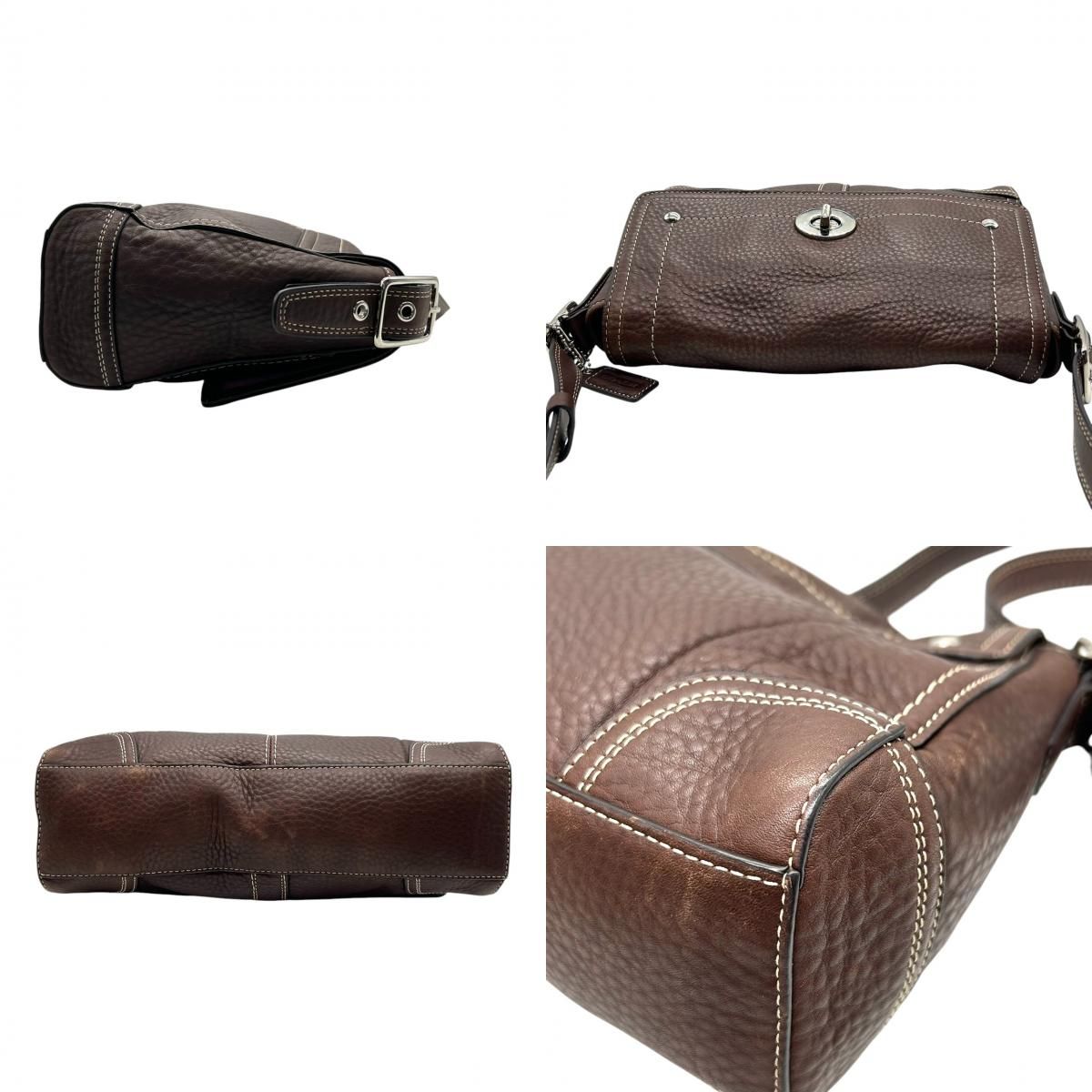 COACH コーチ ショルダーバッグ F13957 斜め掛け可 自立可 レザー 本革  