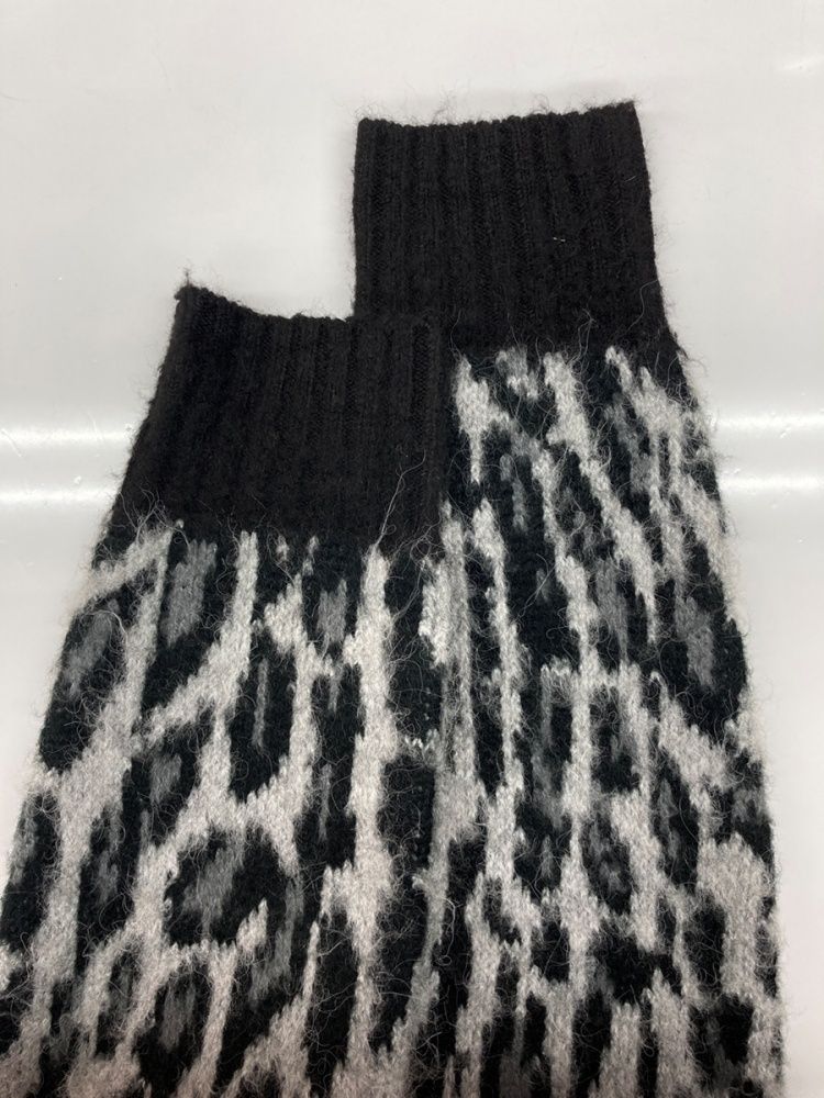 Schottシャギーニット レオパード ショット Schott SHAGGY KNIT LEOPARD/シャギーニット レオパード