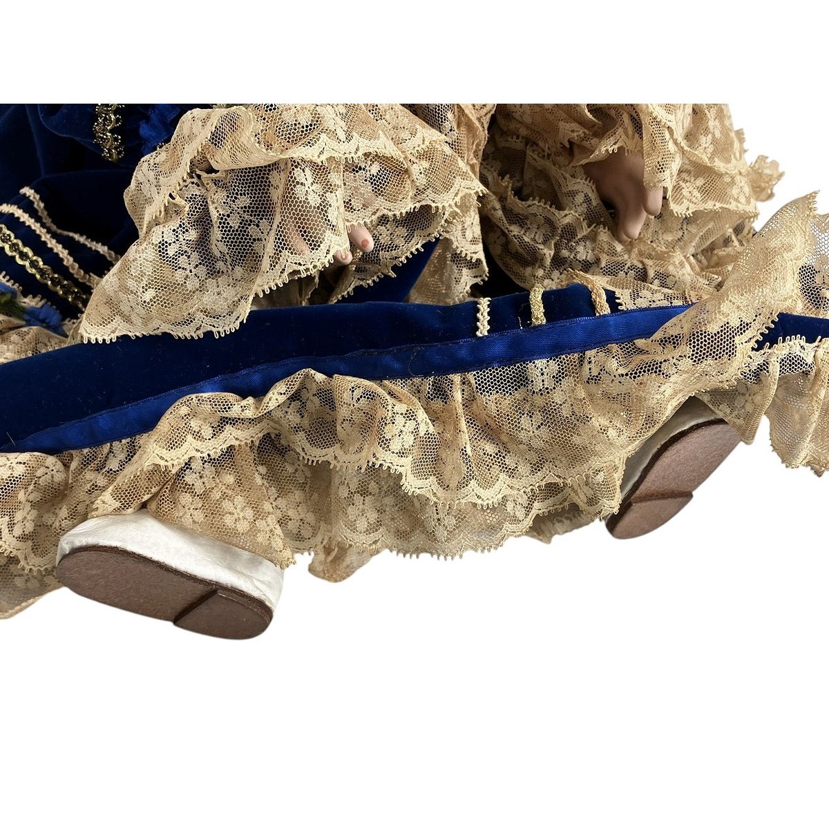 Simon - Halbig DEP 1159 N シモン ハルビック ビスクドール 約45cm クローズマウス グレーガラスアイ ブルードレス W9574830 WWW_STEELWINDOWSANDDOORS_COM