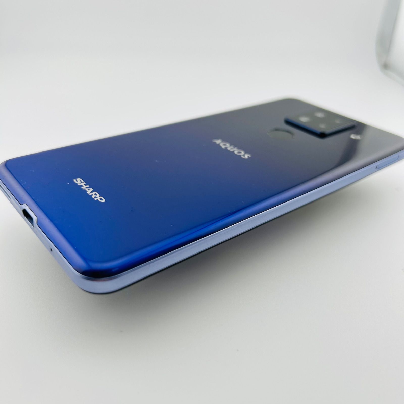 『美品・バッテリー良好』AQUOS sense4 『SIMフリー』 バッテリー良好 AQUOS sense4 Plus 128GB パープル SIMフリー