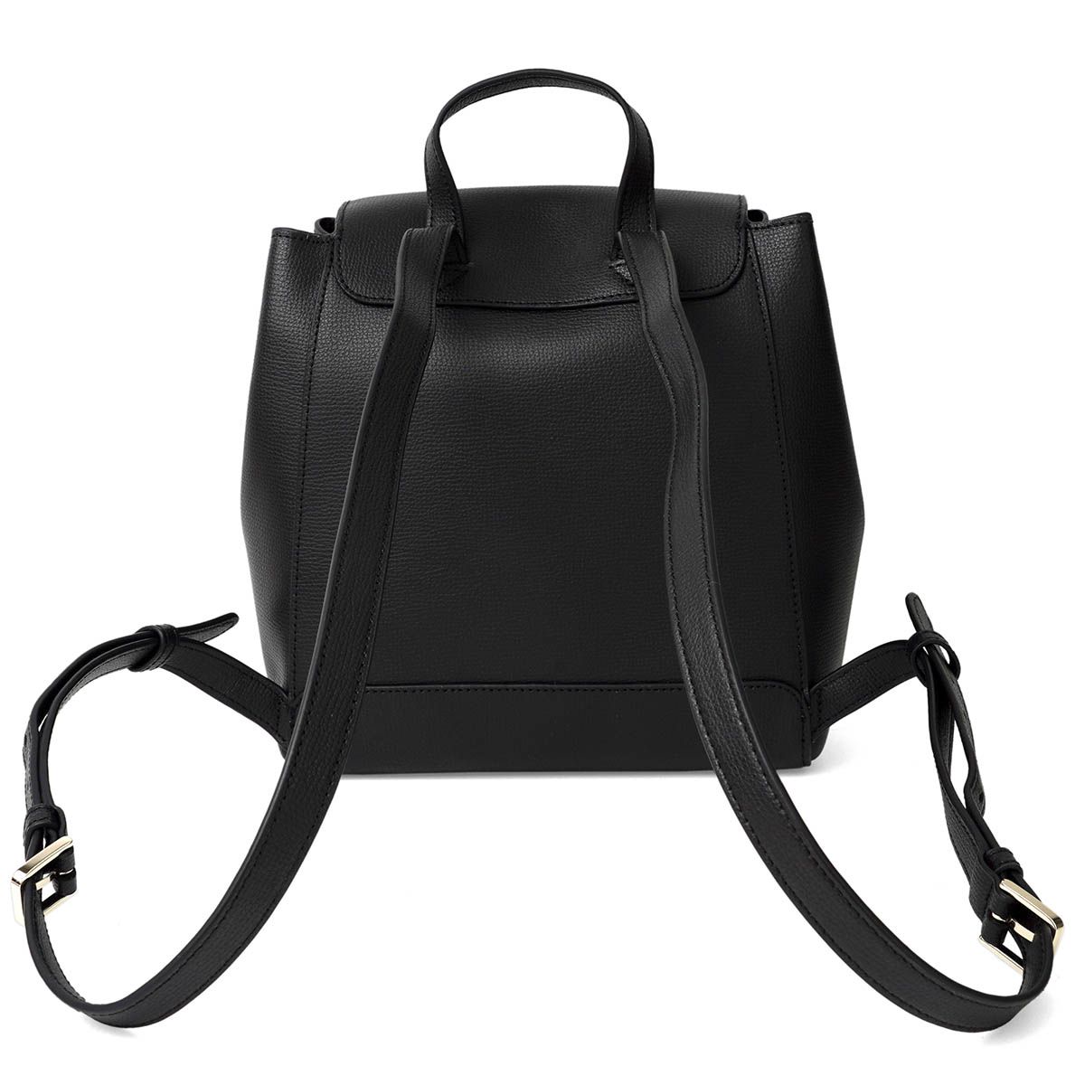 Kate spade ケイトスペード ミニリュック 黒 フラップバックパック 