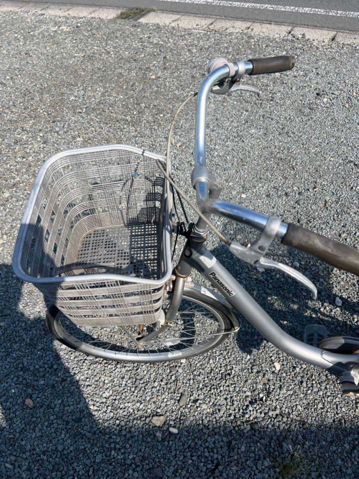 ⭐︎ Panasonic 自転車 カゴ付き 中古 Alair 26インチ シルバー - メルカリ