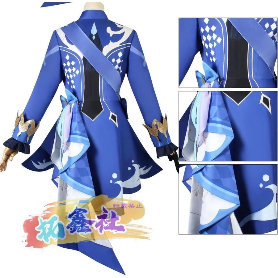原神 コスプレ フォカロルス フリーナ 芙?洛斯 ウィッグ付き