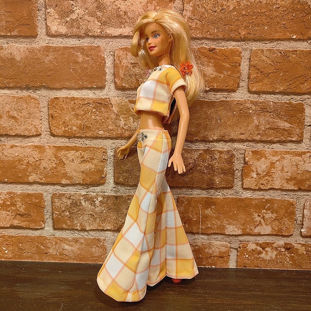 1/6ドール服✾70'sレトロポップ✾レトロ柄セットアップ✾Tシャツ