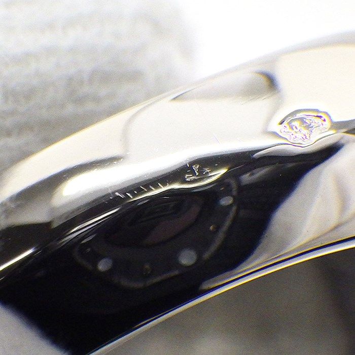 モーブッサン MAUBOUSSIN リング スクエア クロス ダイヤモンド K18WG  