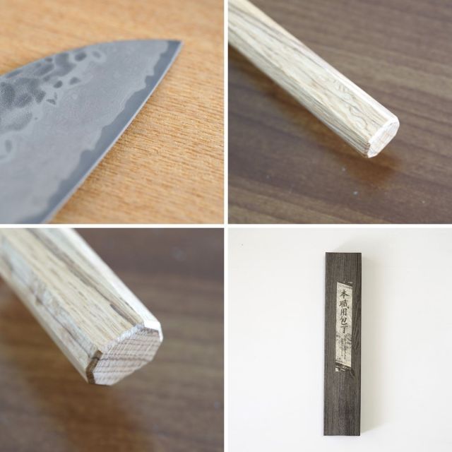 三徳包丁 キッチン ギフト おしゃれ AUS10槌目ダマスカス 樫 ステンレス 刃渡り17cm 全長31cm 堺打刃物 高橋楠 シルバー 国産 職人 海外 手土産 モダン 包丁 台所 料理 万能包丁 槌目模様 結婚祝い 新築祝い 新 SKLAD-KIRPICHA_RU