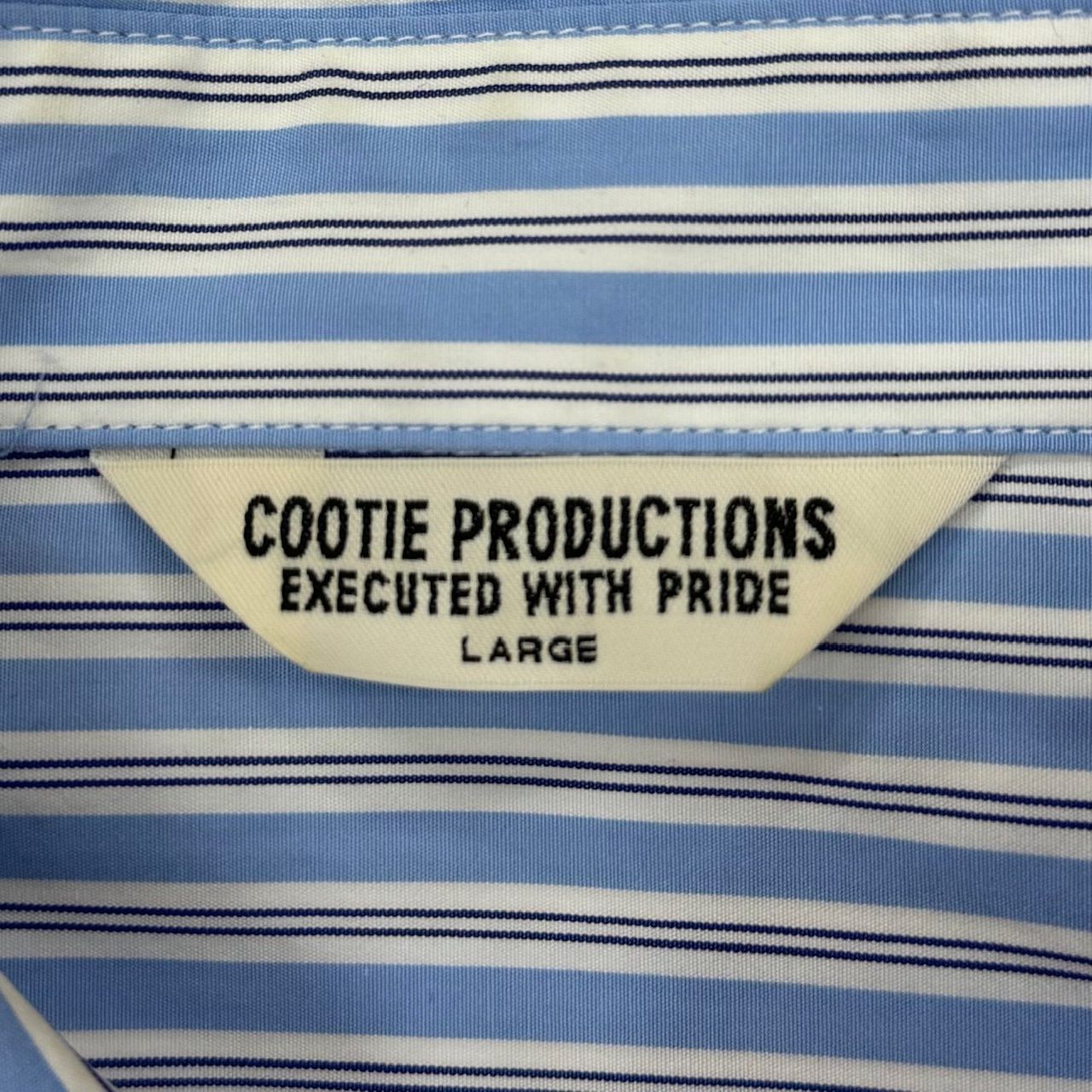 トップス COOTIE Stripe Broad Shirt THOMAS MASON COOTIE PRODUCTIONS/Stripe Broad L/S Shirt（THOMAS MASON